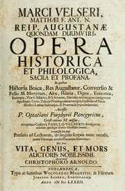 Cover of Opera historica et philologica, sacra et profana