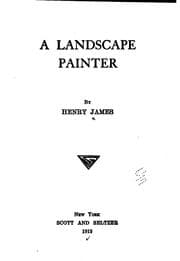 Cover of A landscape painter