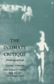 Cover of The Intimate critique