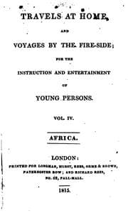 Cover of Travels at home, and voyages by the fireside