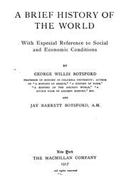 Cover of A brief history of the world