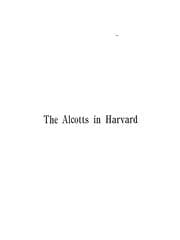 Cover of The Alcotts in Harvard