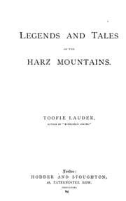 Cover of Legends and Tales of the Harz Mountains