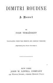 Cover of Dimitri Roudine