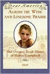 Cover of Across the Wide and Lonesome Prairie
