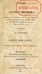 Cover of Lectures on ancient history