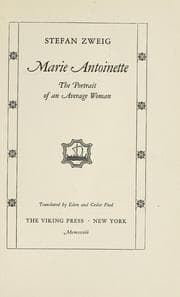 Cover of Marie Antoinette