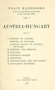 Cover of Peace handbooks