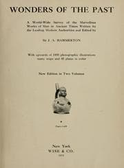 Cover of Wonders of the past