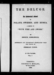 Cover of The deluge