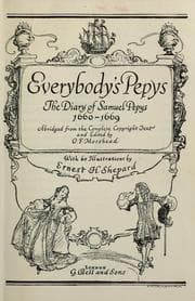 Cover of Everybody's Pepys
