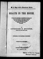Cover of Health in the house