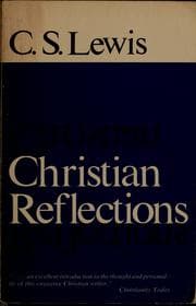 Cover of Christian reflections