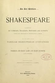 Cover of An Art Edition of Shakespeare