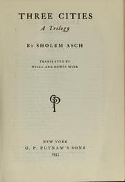 Cover of Three cities