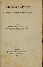 Cover of The Clyde mystery