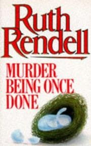 Cover of Murder being once done