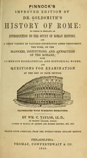 Cover of The Roman history, from the foundation of the City of Rome, to the destruction of the Western Empire