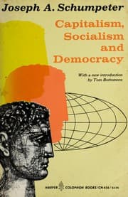 Cover of Capitalism, Socialism and Democracy