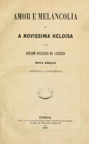 Cover of Amor e melancolia, ou, A novissima Heloisa