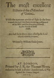 Cover of The Merchant of Venice