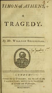 Cover of Timon of Athens