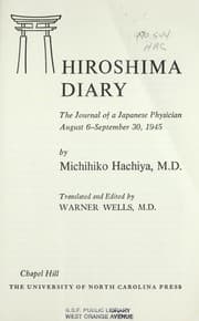 Cover of Hiroshima diary