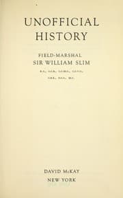 Cover of Unofficial history