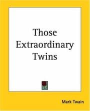 Cover of Those Extraordinary Twins