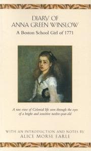 Cover of Diary of Anna Green Winslow