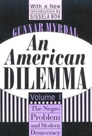 Cover of An American dilemma