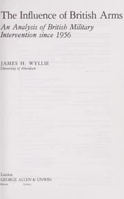 Cover of The influence of British arms