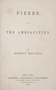 Cover of Pierre, or the Ambiguities