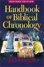 Cover of Handbook of biblical chronology