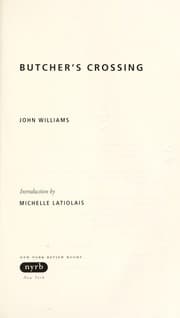 Cover of Butcher's Crossing