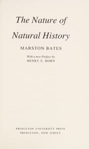 Cover of The nature of natural history