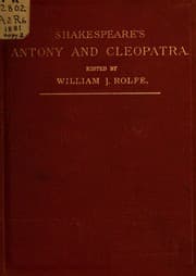 Cover of Antony and Cleopatra