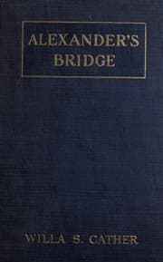 Cover of Alexander's Bridge