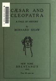 Cover of Caesar and Cleopatra
