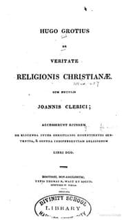 Cover of De veritate religionis Christianae