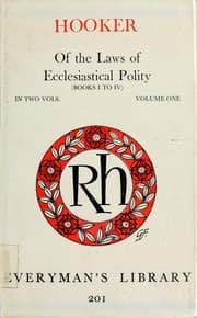 Cover of Ecclesiastical polity