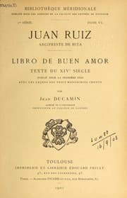 Cover of Libro de buen amor