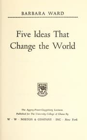 Cover of Five ideas that change the world