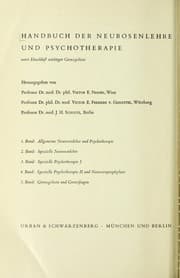 Cover of Handbuch der Neurosenlehre und Psychotherapie