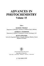 Cover of Advances in photochemistry