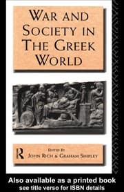 Cover of War and society in the Greek world