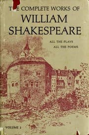 Cover of The Complete Works of William Shakespeare arranged in chronological order. Volume Two (All's Well That Ends Well / Antony and Cleopatra / Coriolanus / Cymbeline / Hamlet / Julius Caesar / King Henry VIII / King Lear / Lover's Complaint / Macbeth / Measure for Measure / Othello / Passionate Pilgrim / Pericles / Phoenix and the Turtle / Rape of Lucrece / Sonnets / Tempest / Timon of Athens / Troilus and Cressida / Venus and Adonis / Winter's Tale)