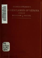 Cover of Two Gentlemen of Verona