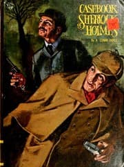 Cover of Casebook of Sherlock Holmes (Adventure of the Blue Carbuncle / Adventure of the Speckled Band / Hound of the Baskervilles / Scandal in Bohemia / Study in Scarlet)