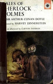 Cover of Tales of Sherlock Holmes (Adventure of the Blue Carbuncle / Adventure of the Musgrave Ritual / Adventure of the Speckled Band / Case of Identity / Hound of the Baskervilles / Red-Headed League / Scandal in Bohemia / Sign of Four / Silver Blaze / Study in Scarlet)